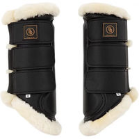 Produktbild von BR Reiten Majestic Geschlossene Gamaschen für Pferde aus Kunstleder Schwarz Größe S