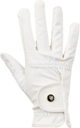 BR Reithandschuh Grip Pro aus Kunstleder Weiß Größe 8 1/2 – Bild 1 von 3