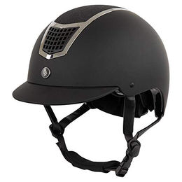 BR Reithelm Lambda Glitter Schwarz/Gunmetal Größe 59/61 für Damen – Bild 1 von 3