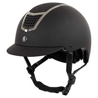 Produktbild von BR Reithelm Lambda Glitter Schwarz/Gunmetal Größe 59/61 für Damen
