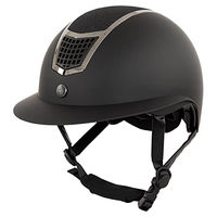 Produktbild von BR Reithelm Lambda Plus Glitter Schwarz 53-55 cm