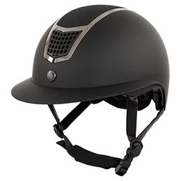 Produktbild von BR Reithelm Lambda Plus Glitter Schwarz 56-58 cm