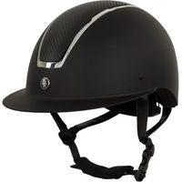 Produktbild von BR Reithelm Omega Painted Unisex Schwarz/Silber Größe 58-60