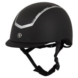 BR Reithelm Sigma Carbon VG1 Unisex Schwarz Größe 52/54 cm – Bild 1 von 2