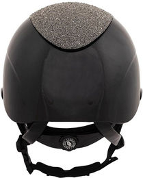 BR Reithelm Theta Plus Glamourous Glossy Kunststoff Blau Schwarz Größe 55-57 – Bild 1 von 1