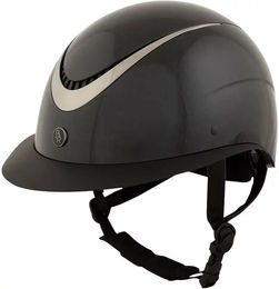 BR Reithelm Thêta Plus Glossy Unisex mit Visier CE-zertifiziert – Bild 1 von 2