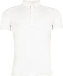 BR Reitshirt Turnier-Reitpolo Toga für Herren und Jungen aus Polyester in Weiß oder Blau – Bild 1 von 2