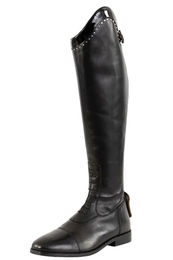 Produktbild von BR Reitstiefel Menaggio Damen Leder Schwarz mit Swarovski