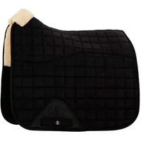 Produktbild von BR Schabracke Majeur 2 Dressur für Warmblut mit Synthetik-Schaffell in Schwarz - 1 Stk.
