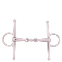 Produktbild von BR Schenkeltrense Gebiss doppelt gebrochen aus Edelstahl 18mm