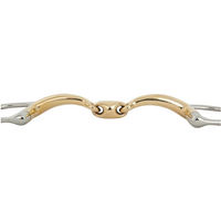 Produktbild von BR Soft Contact Ringtrense 16mm doppelt gebrochen curved in Gold
