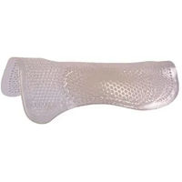 Produktbild von BR Softgel Sattelpad für Pferde mit Middle Riser in Weiß oder Transparent