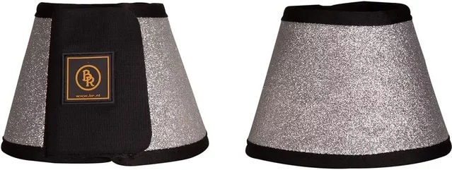 BR Springglocken aus Kunststoff mit Pailletten in Silber und Grau – Bild 1 von 2