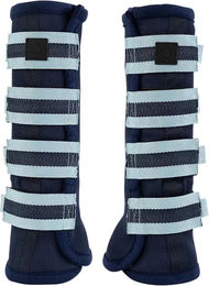 BR Stallgamaschen aus Fleece für Ponys in Blau – Bild 1 von 4