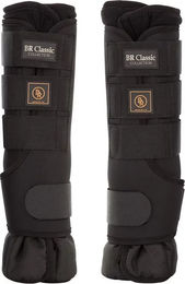 BR Stallgamaschen Classic für Pferde aus Neopren Schwarz Größe L – Bild 1 von 2