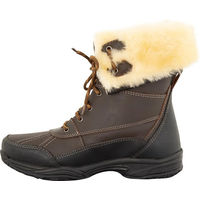 Produktbild von BR Stallschuhe Roosky Reitstiefel aus Leder wasserdicht Winter Braun Größe 43