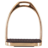 Produktbild von BR Steigbügel Fillis Gold aus Edelstahl 12 cm Schwarz