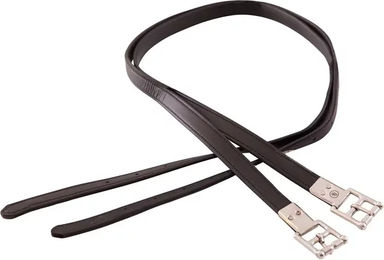 BR Steigbügelriemen aus Kunstleder in Schwarz – Bild 1 von 2