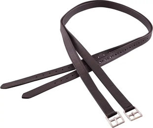 BR Steigbügelriemen aus Leder in Schwarz – Bild 1 von 2