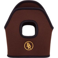Produktbild von BR Steigbügelüberzug aus Neopren für Pferde in Braun 12 cm pro Paar
