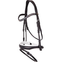Produktbild von BR Trense Southam Leder für Warmblut in Schwarz oder Weiß