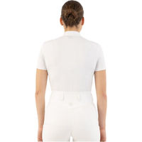 Produktbild von BR Turniershirt Koosje Damen Reitshirt aus Polyester in Blau Weiß Größe XXS