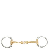 Produktbild von BR Unterlegtrense Soft Contact doppelt gebrochen 10 mm Cuprigan Gold