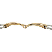 Produktbild von BR Unterlegtrense Soft Contact einfach gebrochen 12mm curved aus Metall