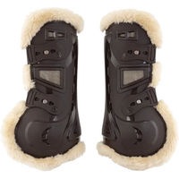 Produktbild von BR Urban Comfort Offene Vordergamaschen für Pferde mit Plüschfutter in Braun oder Schwarz