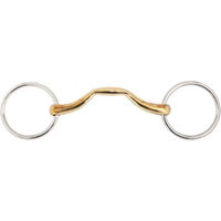 Produktbild von BR Wassertrense Soft Contact ungebrochen Cuprigan Gold Einheitsgröße für Pferde - 1 Stk.