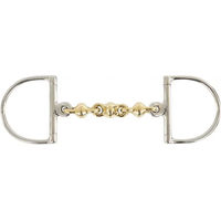 Produktbild von BR Waterford D-Ring-Gebiss für Pferde aus Cuprion in Gold 18 mm