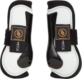 BR Xcellence Gamaschen aus Neopren für Warmblut in Weiß/Schwarz – Bild 1 von 8