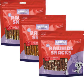 Braaaf Hundekausnacks Roll Sticks Ente getreidefrei und glutenfrei 30 Stück - 30 x 12,5 cm – Bild 1 von 13