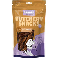 Produktbild von Braaaf Hundesnack Butchery Hühnerhälse Naturkauartikel für Hunde getreidefrei und hypoallergen 125 g - 125 g