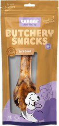 Braaaf Hundesnack Butchery Schweineknochen Kauknochen getreidefrei und hypoallergen 1 Stück – Bild 1 von 3