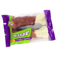 Produktbild von Braaaf Hundesnack Kauknochen Ente Monoprotein 2 x 12,5 cm (130 g) - 2 x 60 g
