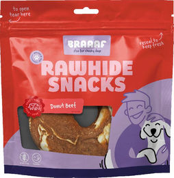 Braaaf Hundesnack Kausnack Donut Rind und Fisch getreidefrei und glutenfrei 120 g - 120 g – Bild 1 von 7