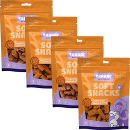 Braaaf Hundesnack Lachs und Huhn Getreidefrei 85 g - 3 x 85 g – Bild 1 von 8