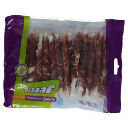 Braaaf Hundesnack Rawhide Roll Sticks Rind und Fisch getreidefrei 80 g - 2 x 25 Stk. – Bild 1 von 5