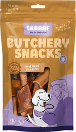 Braaaf Hundesnack Rinderkopfhaut-Stücke Naturkaukartikel 150 g - 150 g – Bild 1 von 5
