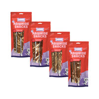 Produktbild von Braaaf Hundesnack Twister Kausnack Rind und Fisch getreidefrei 180 g - 3 x 60 g