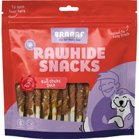 Produktbild von Braaaf Roll Sticks Ente Kausnack getreidefrei und glutenfrei 30 Stück 12,5 cm - 30 x 12,5 cm