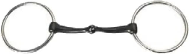 Produktbild von Brad Ren's 2-Ring Gebiss aus Edelstahl in Silber und Schwarz