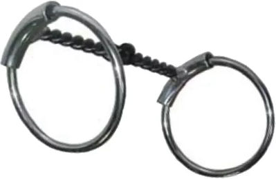 Produktbild von Brad Ren's Heunetz mit Draht aus Edelstahl in Schwarz und Silber 6 mm