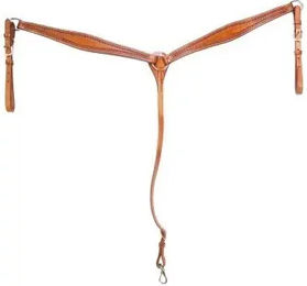 Produktbild von Brad Ren's Leder Jagdhalsband für Stirnpferde in Rot oder Braun