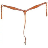Produktbild von Brad Ren's Leder Jagdhalsband für Stirnpferde in Rot oder Braun