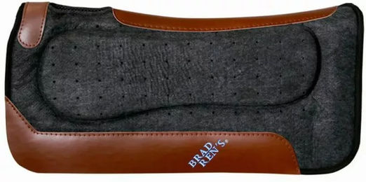 Produktbild von Brad Ren's Sattelunterlage für Pferde aus Filz in Schwarz