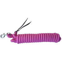 Produktbild von Brama-West Bodenarbeitsseil Leine für Pferde aus Polyester mit Karabiner 7,5m in Pink oder Rosa