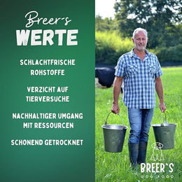 BREERs Ochsenziemerbruch für Hunde 1kg Monoprotein Naturkauartikel zur Zahnpflege – Bild 1 von 2