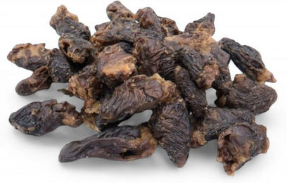 Produktbild von Breers Pet Food Hühnerherzen getrocknet Hundeleckerlie getreidefrei und zuckerfrei 500 Gramm